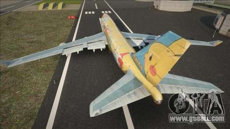 ANA In a Pokemon Livery B747-400 Skin for GTA San Andreas