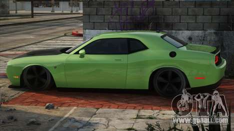 2017 Dodge Challenger Hellcat - Lime Green for GTA San Andreas