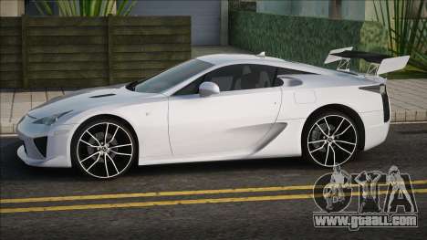 Lexus LFA 2010 White for GTA San Andreas