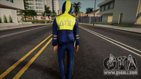 Traffic police inspector in demi-season uniform for GTA San Andreas