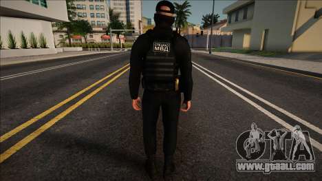 Police officer in uniform for GTA San Andreas