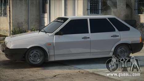 VAZ 2109 White Stock for GTA San Andreas