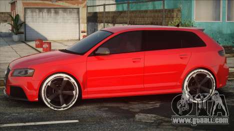 Audi RS3 Red for GTA San Andreas