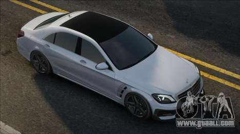 Mercedes-Benz S63 AMG White for GTA San Andreas