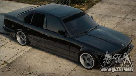 BMW E34 535i Black for GTA San Andreas