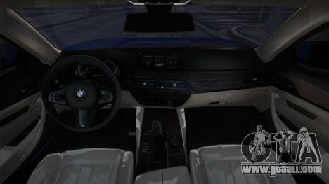 BMW 540i G30 Blue for GTA San Andreas