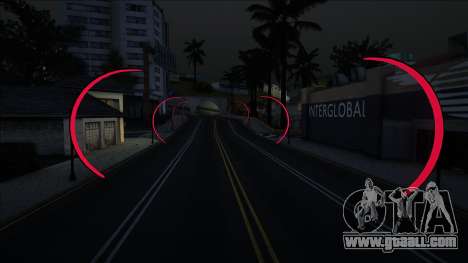 Neon arches in Los Santos and San Fierro (Reds for GTA San Andreas