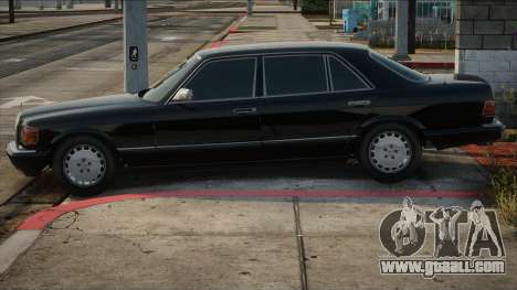 Mercedes-Benz W126 - Black for GTA San Andreas