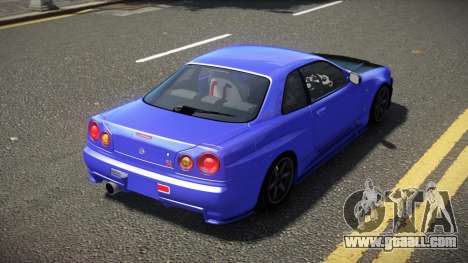 Nissan Skyline R34 Rufasey for GTA 4