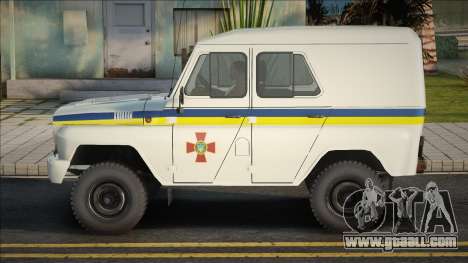 UAZ-3151 National Guard of Ukraine for GTA San Andreas