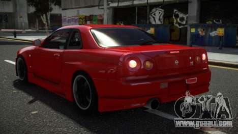 Nissan Skyline R34 Lanuga for GTA 4