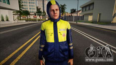 Traffic police inspector in demi-season uniform for GTA San Andreas