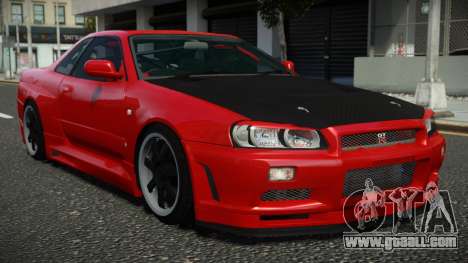 Nissan Skyline R34 Lanuga for GTA 4