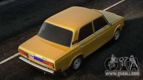 VAZ 2107 Yellow in stock for GTA San Andreas