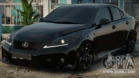 Lexus IS-F Black for GTA San Andreas