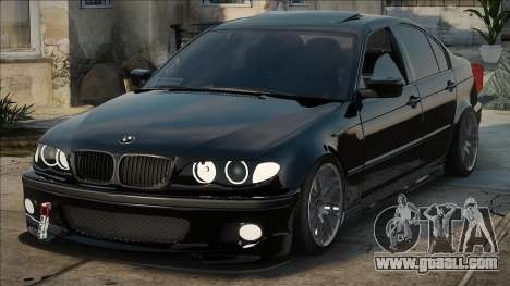 BMW E46 330D Black for GTA San Andreas