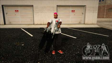 Dual weapons in your hands for GTA San Andreas