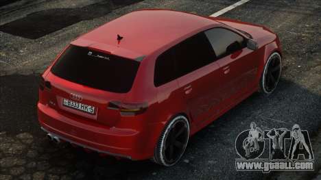 Audi RS3 Red for GTA San Andreas