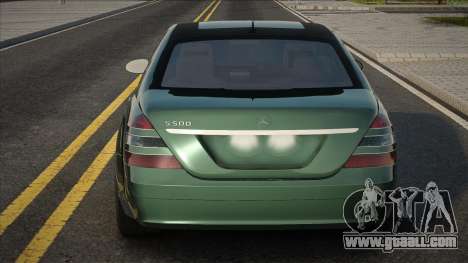 Mercedes-Benz S500 w221 Green for GTA San Andreas