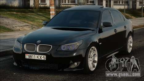 BMW e60 530i Black for GTA San Andreas