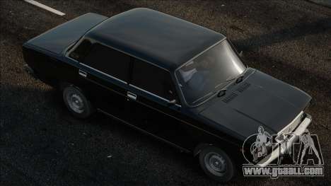 VAZ 2107 Black in stock classic for GTA San Andreas