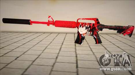 M4A1 Rias Gremory Simple Skin for GTA San Andreas