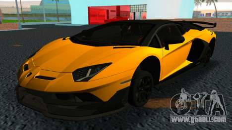 Lamborghini Aventador SVJ for GTA Vice City