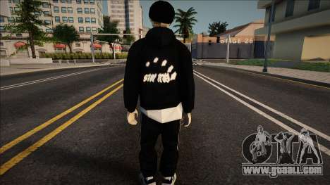 Young guy in a stylish hoodie for GTA San Andreas