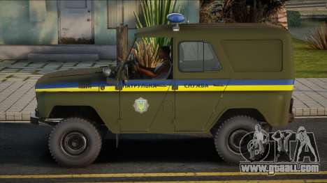 UAZ-31514 Police Patrol Service of Ukraine for GTA San Andreas