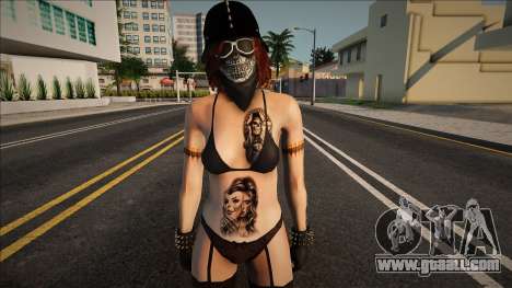 Skin De Halloween Version Argenta v1 for GTA San Andreas