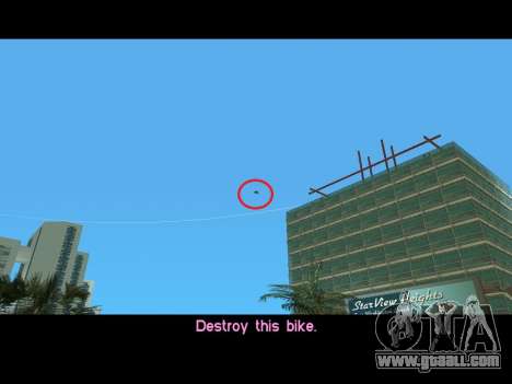 Hunter Helicopter Training Mission Mod for GTA Vice City