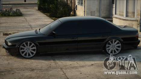 BMW E38 Black in stock for GTA San Andreas