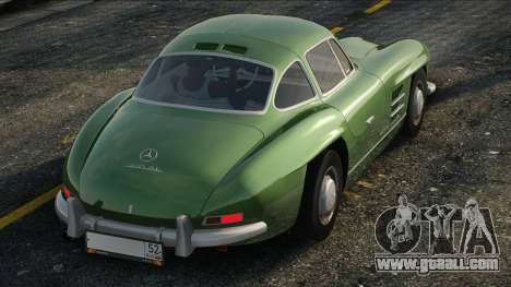 Mercedes-Benz 300 SL Green for GTA San Andreas