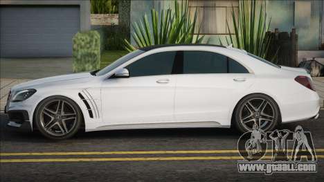 Mercedes-Benz S63 AMG White for GTA San Andreas