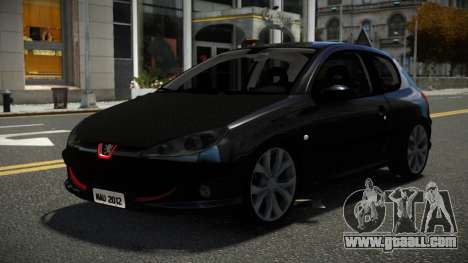 Peugeot 206 Rozzy for GTA 4