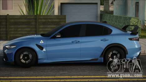 2020 Alfa Romeo Giulia GTA Blue for GTA San Andreas