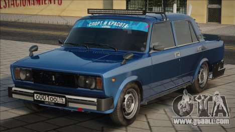 VAZ 2105 Blue Stock for GTA San Andreas