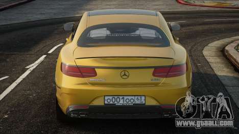 Mercedes-Benz S63 AMG Coupe Yellow for GTA San Andreas