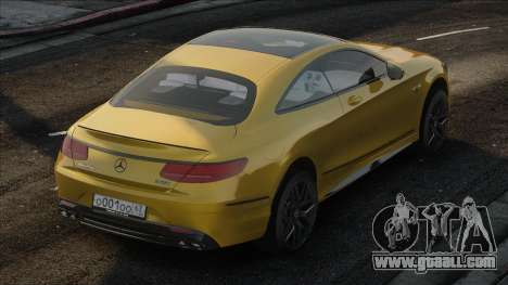 Mercedes-Benz S63 AMG Coupe Yellow for GTA San Andreas