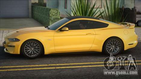 2018 Ford Mustang GT [Yellow] for GTA San Andreas