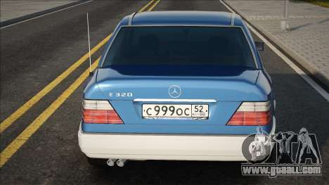 Mercedes-Benz E320 W124 Blue for GTA San Andreas