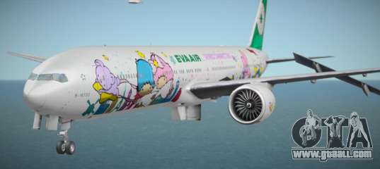 EVA Air Boeing 777-36NER B-16722 Hello Kitty Shi