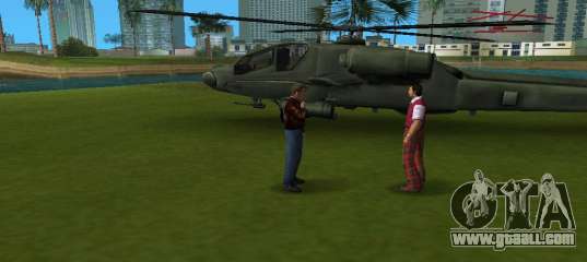 Hunter Helicopter Training Mission Mod for GTA Vice City