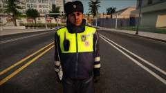 Traffic police officer in winter uniform for GTA San Andreas