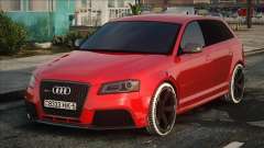 Audi RS3 Red for GTA San Andreas