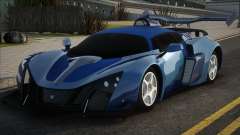 MARUSSIA B2 Blue for GTA San Andreas