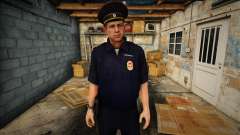 Police officer in uniform for GTA San Andreas