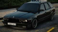 BMW e34 525i Touring 1996 Black for GTA San Andreas