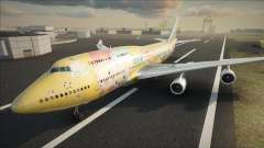 ANA In a Pokemon Livery B747-400 Skin for GTA San Andreas