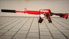 M4A1 Rias Gremory Simple Skin for GTA San Andreas